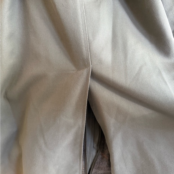 Vintage Christian Dior Monsieur Belted Trench Coat w/ Wool Lining GRAY Size 44L - Picture 8 of 16